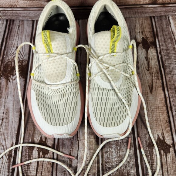 SOREL Women's 8.5 Kinetic Impact Lace Sneakers Shoe White/Eraser Pink NL4694-101 - Picture 10 of 10